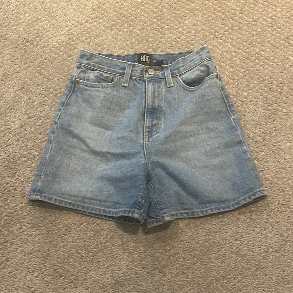 BDG high waisted mom jean shorts